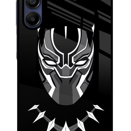 Black Panther Samsung A15 5G Glass Case Back Cover by Casekaro