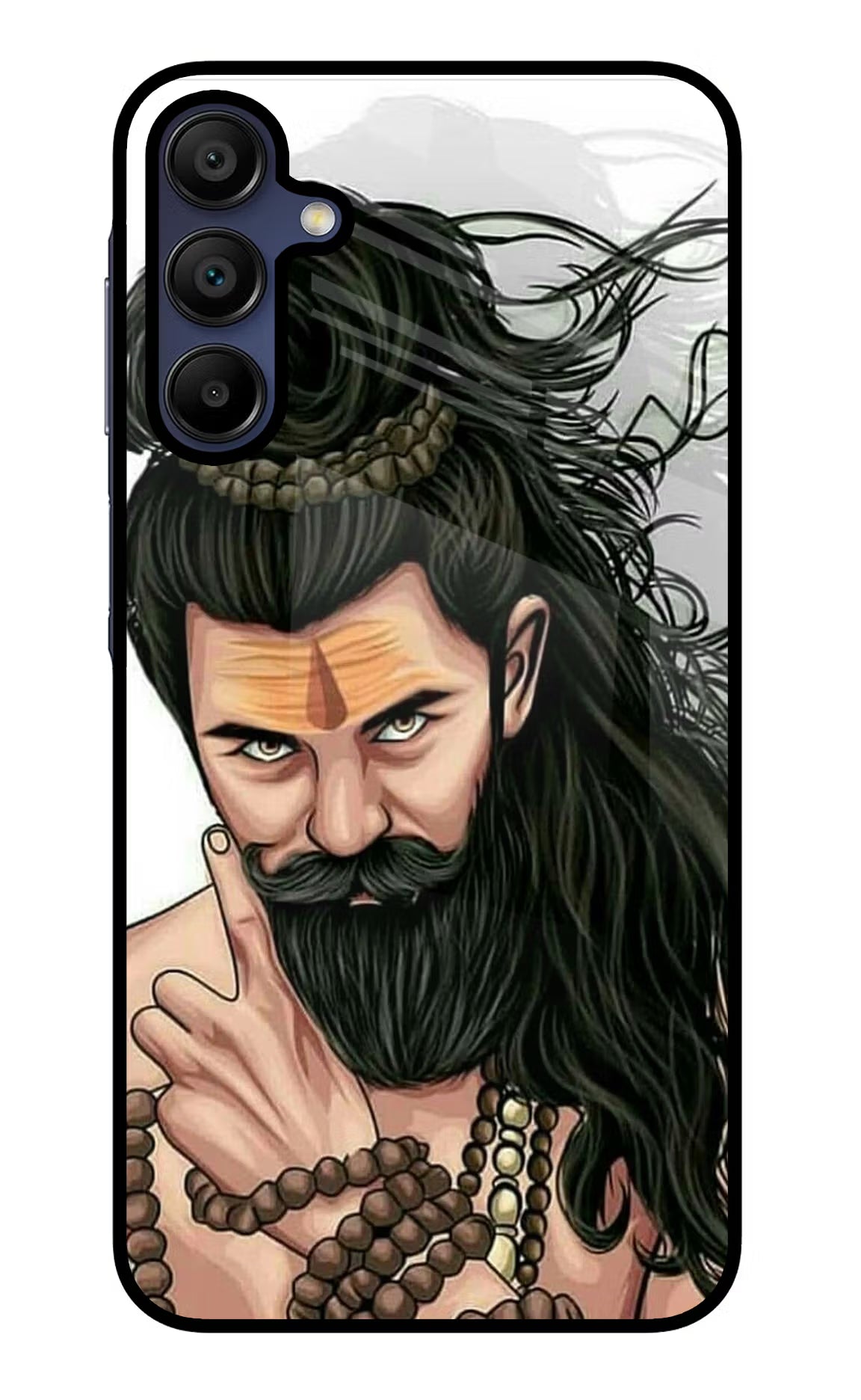 Mahadev Samsung A15 5G Glass Case Back Cover by Casekaro