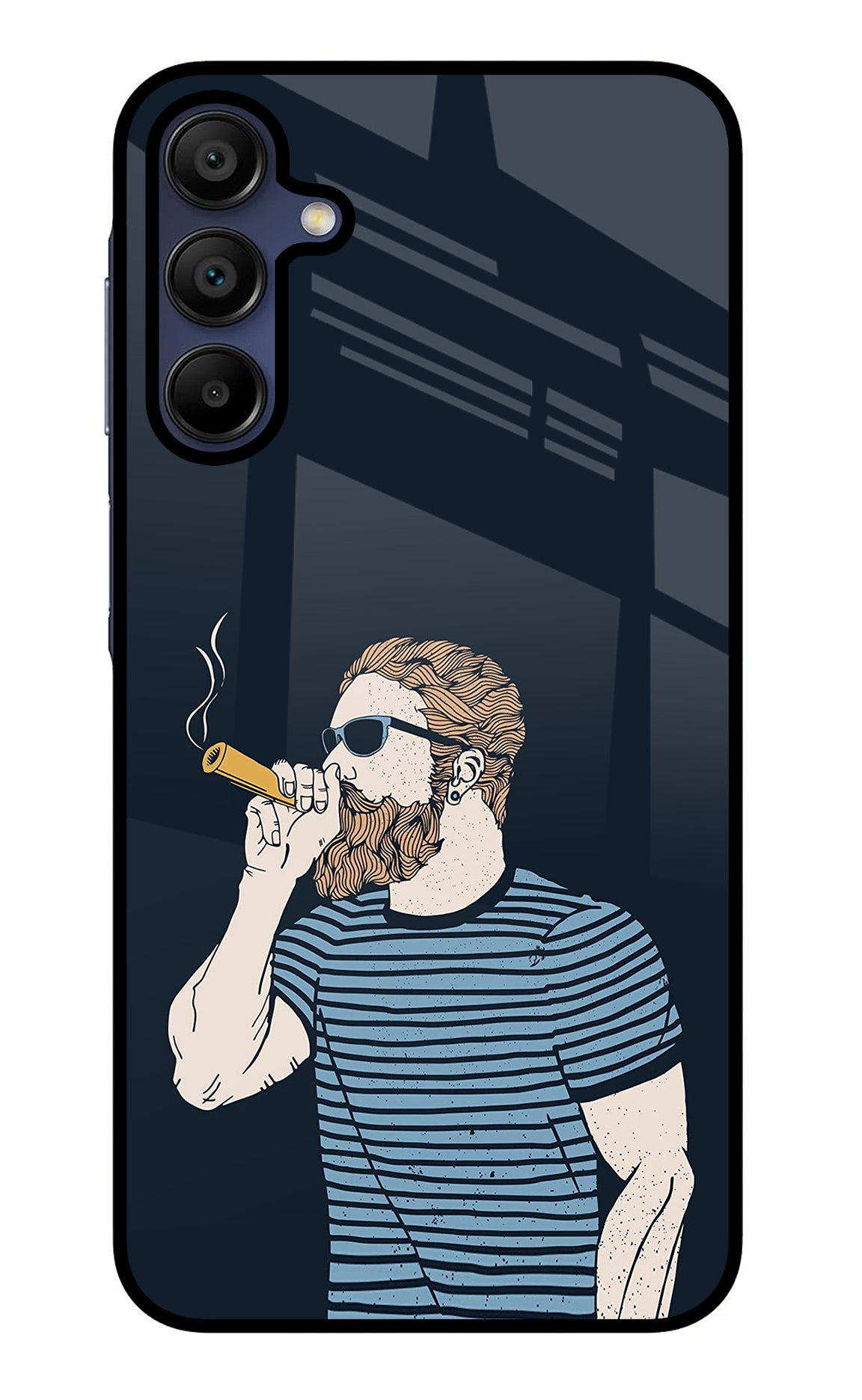 Smoking Samsung A15 5G Glass Case