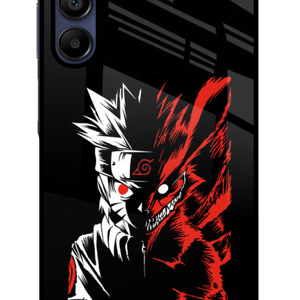 Naruto Two Face Samsung A15 5G Glass Case Back Cover by Casekaro