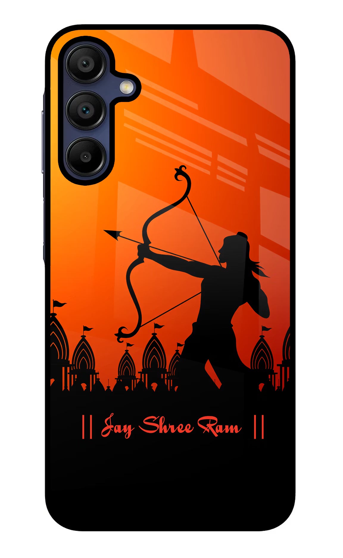 Lord Ram - 4 Samsung A15 5G Glass Case Back Cover by Casekaro