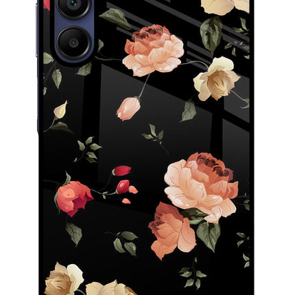 Flowers Samsung A15 5G Glass Case Back Cover by Casekaro