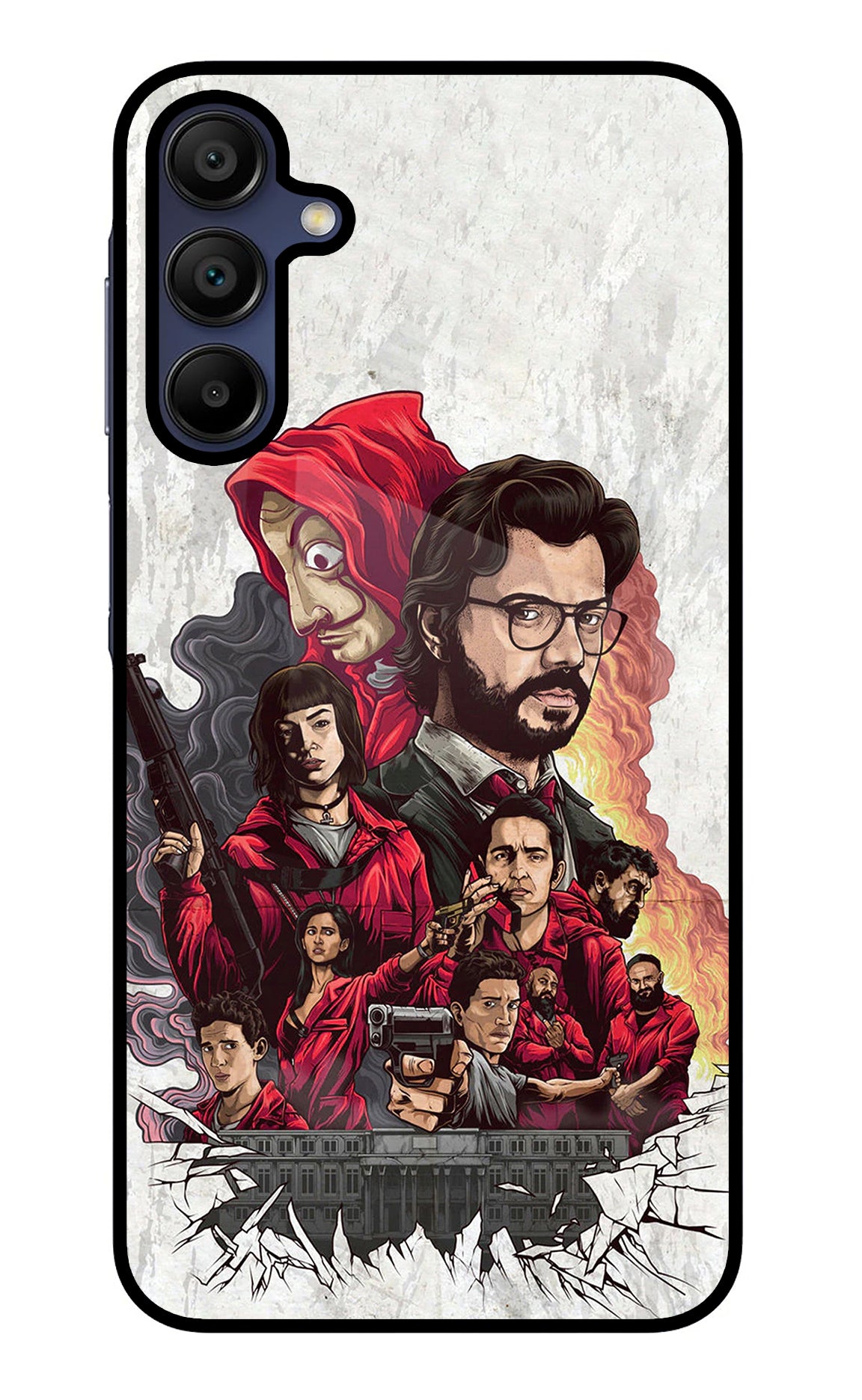 Money Heist Artwork Samsung A15 5G Back Cover