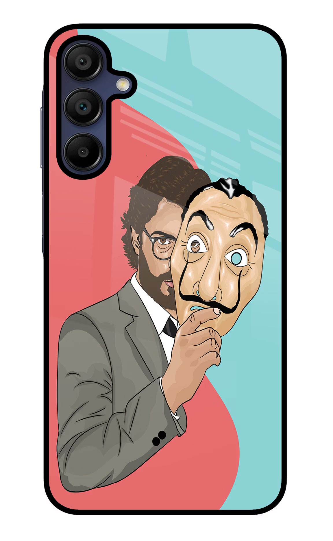 Professor Samsung A15 5G Glass Case Back Cover by Casekaro