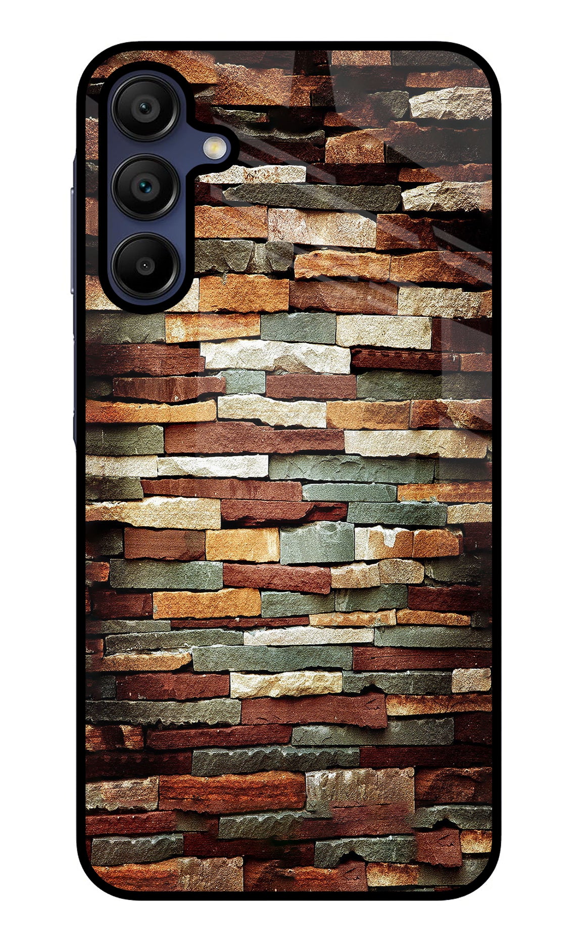 Bricks Pattern Samsung A15 5G Back Cover