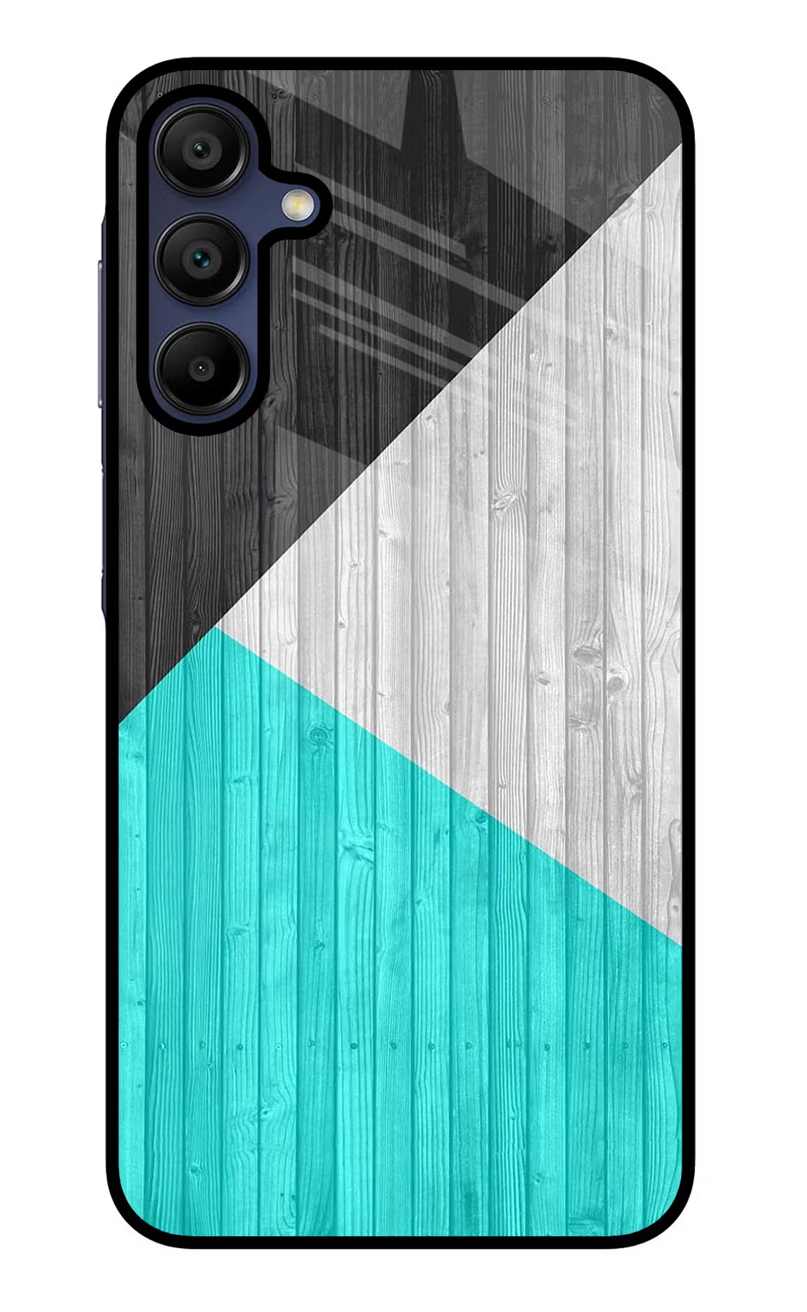 Wooden Abstract Samsung A15 5G Glass Case Back Cover by Casekaro