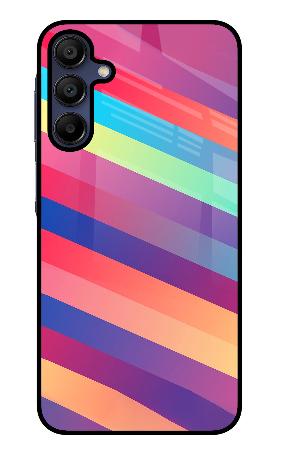 Stripes color Samsung A15 5G Back Cover