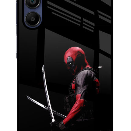 Deadpool Samsung A15 5G Glass Case Back Cover by Casekaro