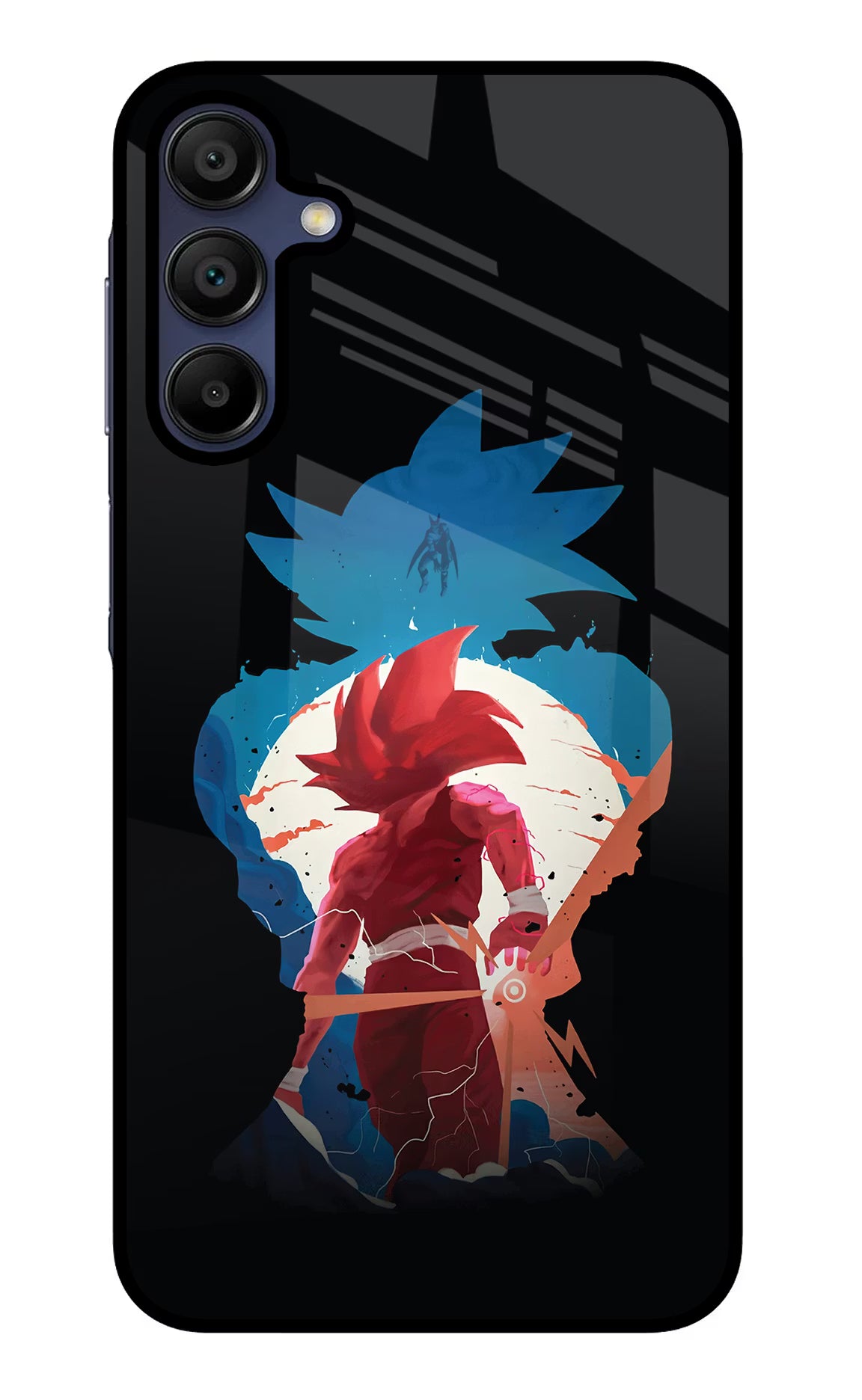 Goku Samsung A15 5G Glass Case Back Cover by Casekaro