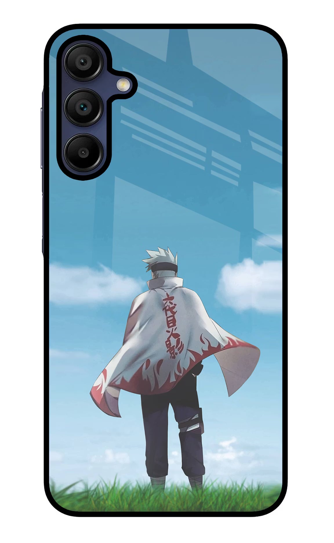Kakashi Samsung A15 5G Glass Case Back Cover by Casekaro