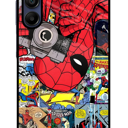 Spider Man Samsung A15 5G Glass Case