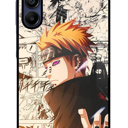 Pain Anime Samsung A15 5G Glass Case Back Cover by Casekaro