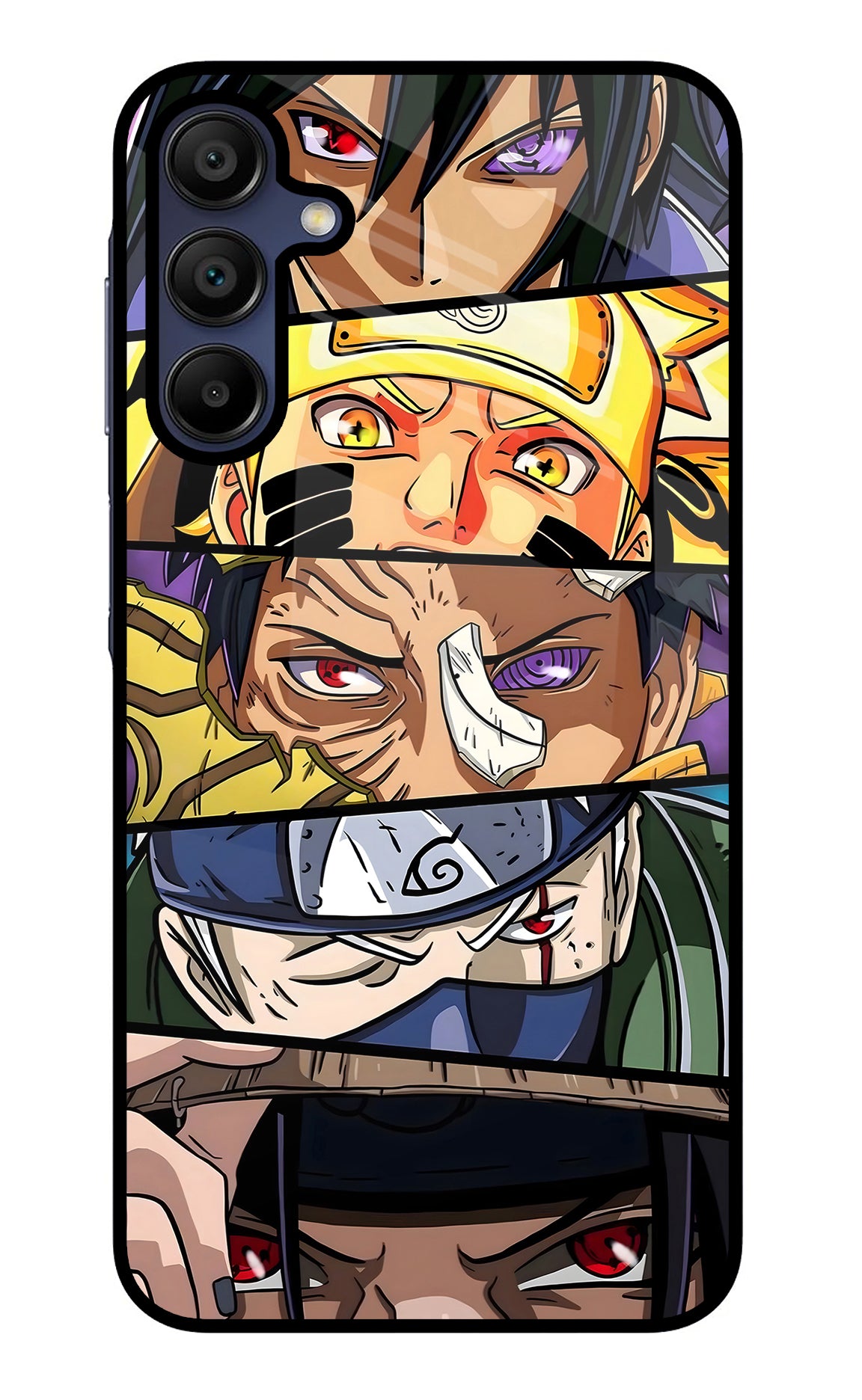Naruto Character Samsung A15 5G Glass Case