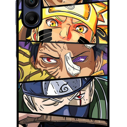 Naruto Character Samsung A15 5G Glass Case Back Cover by Casekaro