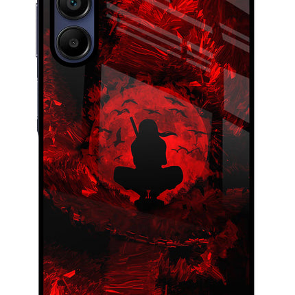 Itachi Uchiha Samsung A15 5G Glass Case Back Cover by Casekaro