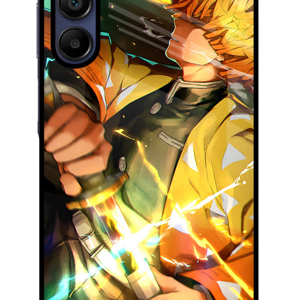 Demon Slayer Samsung A15 5G Glass Case Back Cover by Casekaro