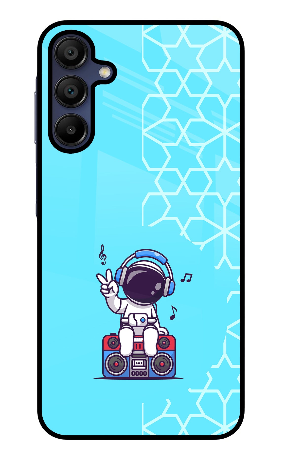 Cute Astronaut Chilling Samsung A15 5G Back Cover