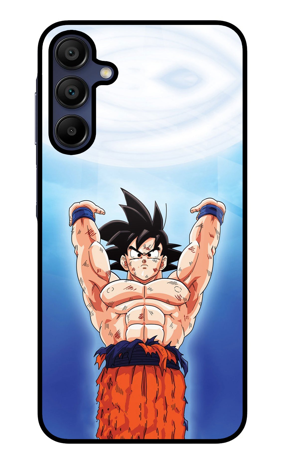 Goku Power Samsung A15 5G Glass Case