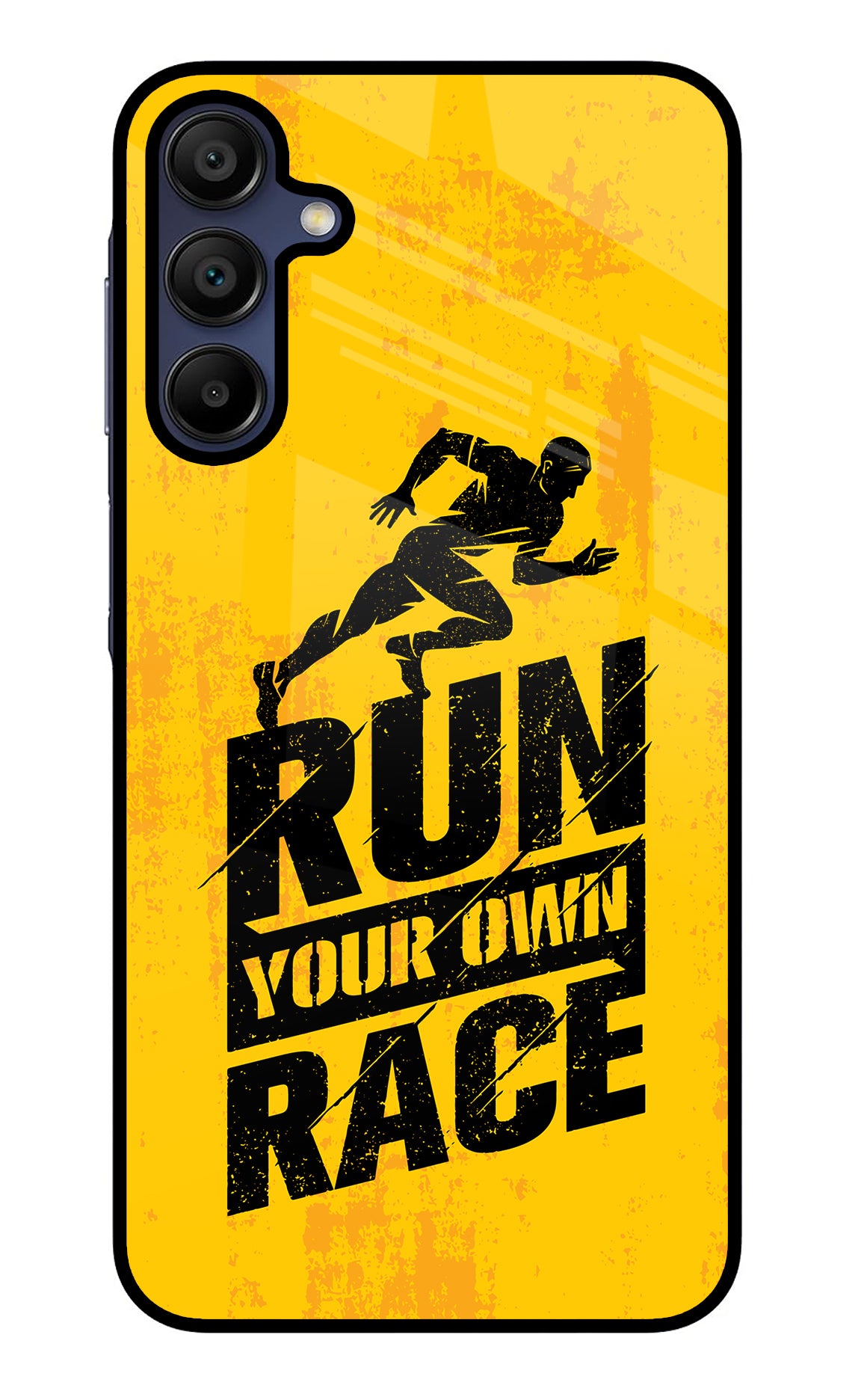 Run Your Own Race Samsung A15 5G Glass Case