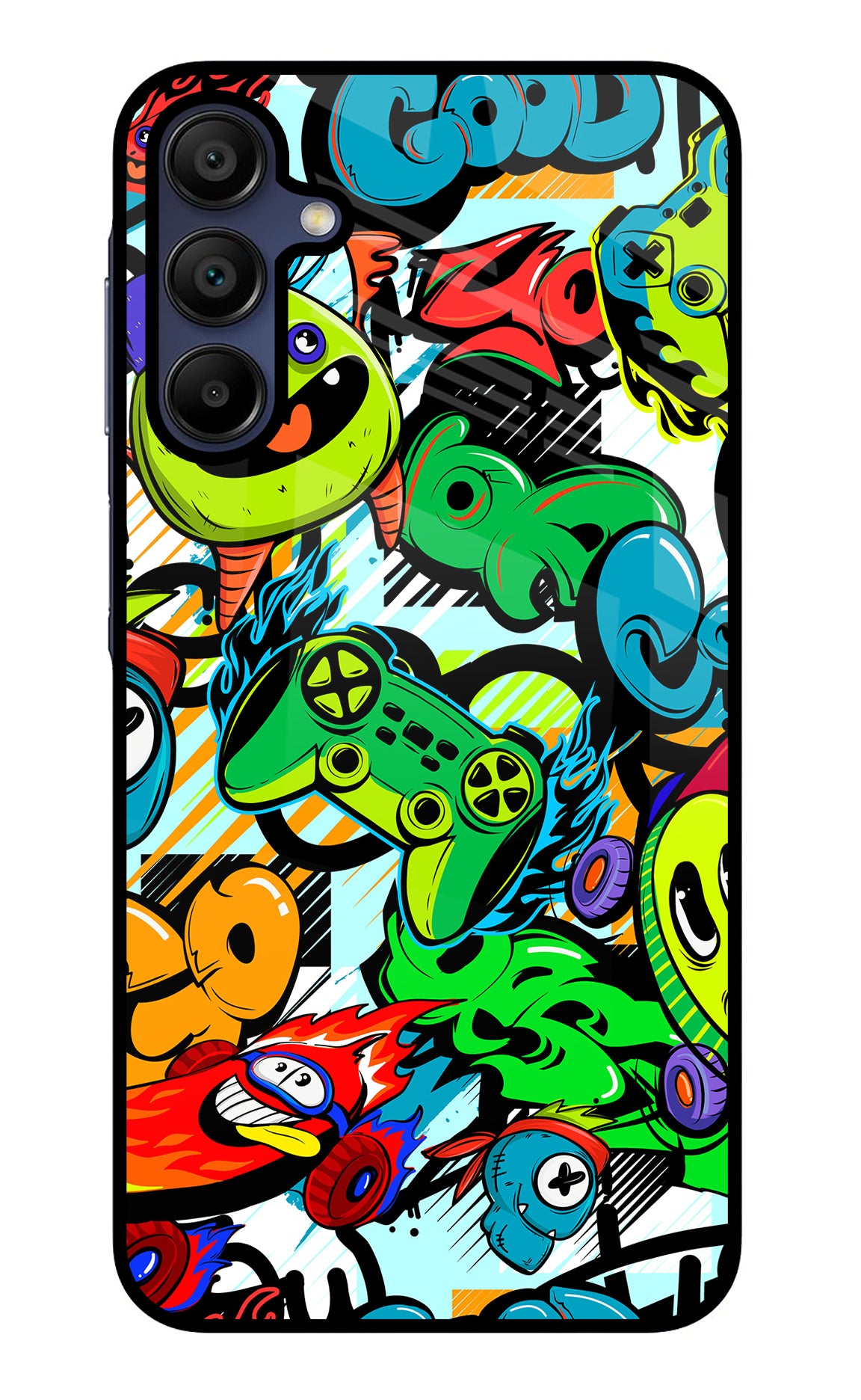 Game Doodle Samsung A15 5G Glass Case