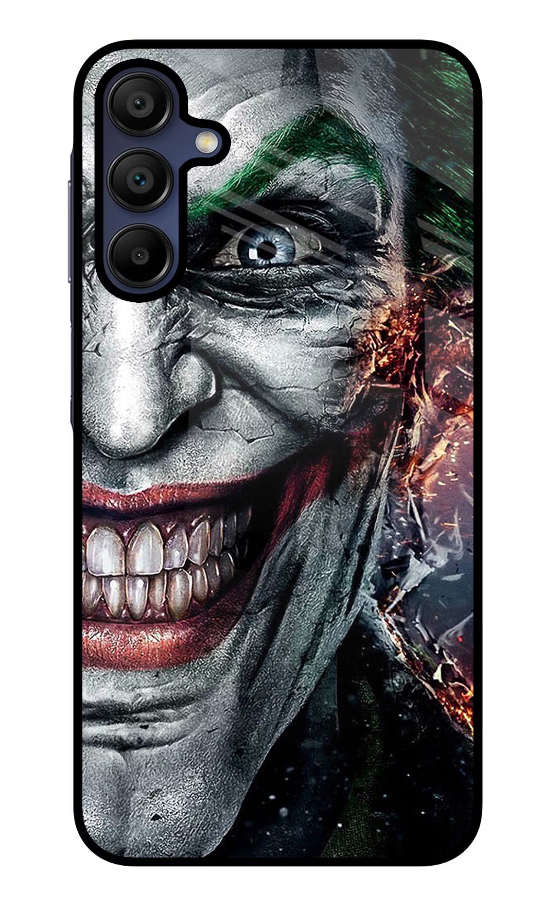 Joker Cam Samsung A15 5G Glass Case Back Cover by Casekaro