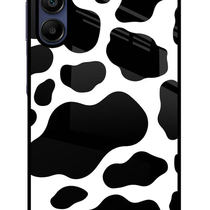 Cow Spots Samsung A15 5G Glass Case Back Cover by Casekaro