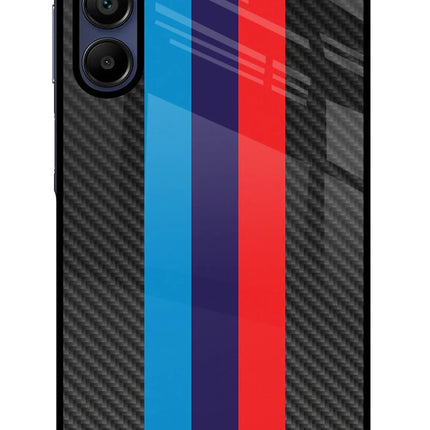 BMW Stripes Pattern Samsung A15 5G Glass Case