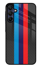 BMW Stripes Pattern Samsung A15 5G Glass Case