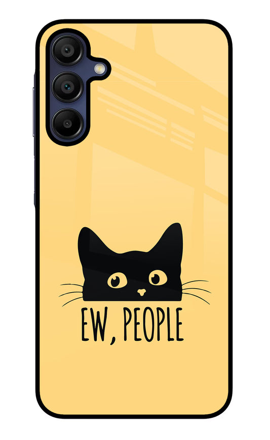 Ew People Catitude Samsung A15 5G Glass Case