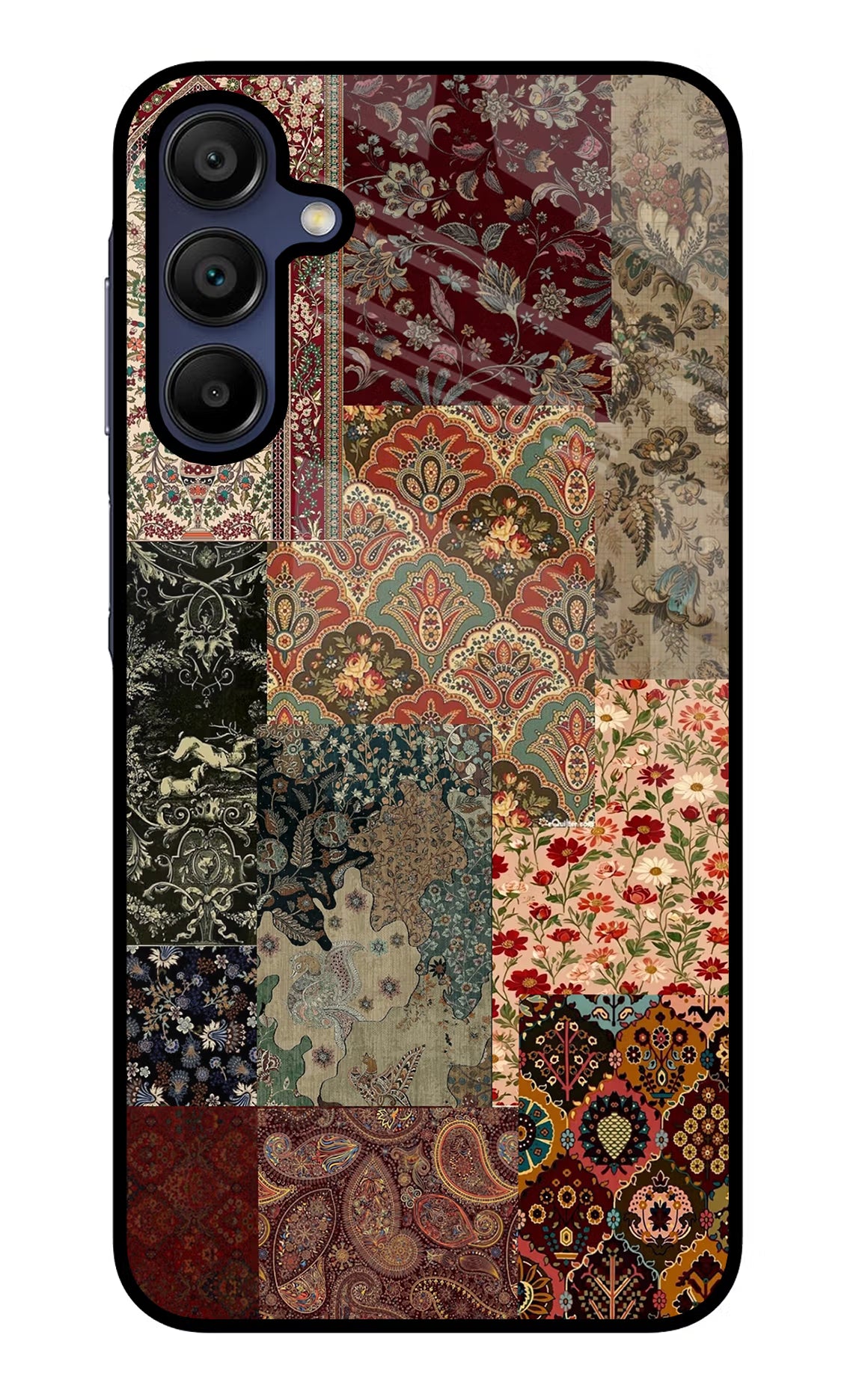 Desi Print Samsung A15 5G Glass Case Back Cover by Casekaro