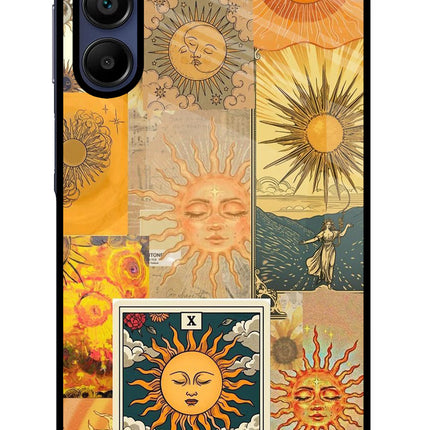 Sun Samsung A15 5G Glass Case Back Cover by Casekaro
