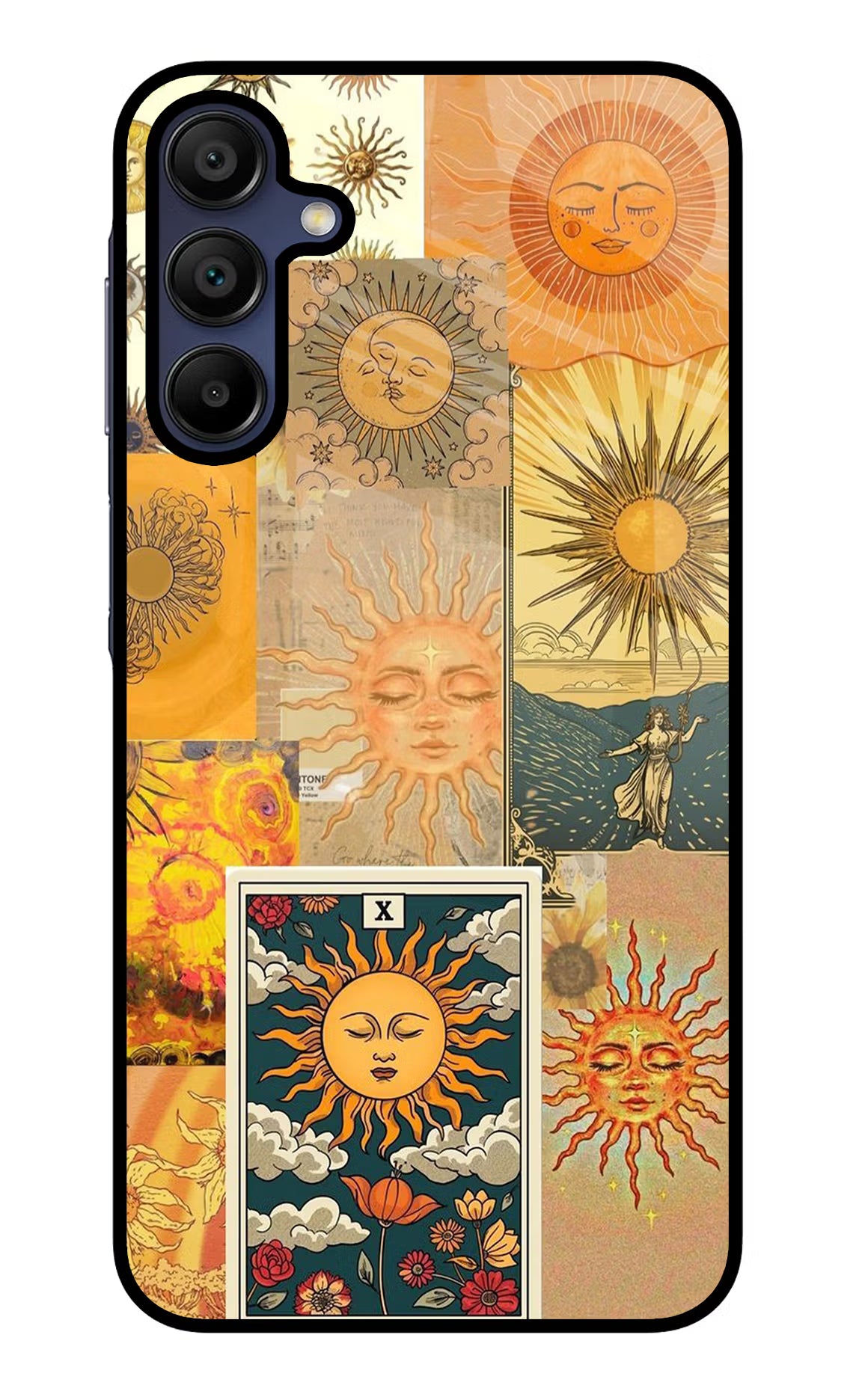 Sun Samsung A15 5G Glass Case Back Cover by Casekaro