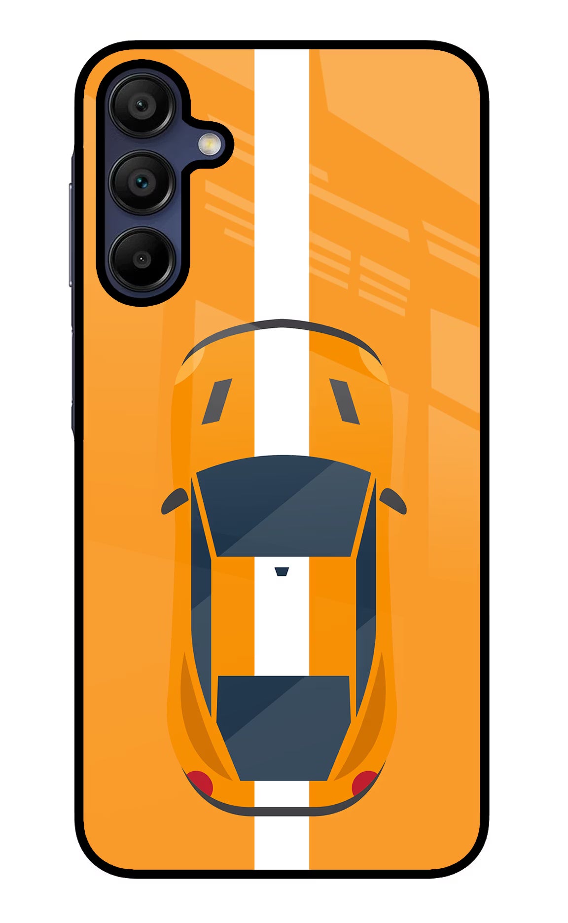 Highway Pursuit Samsung A15 5G Glass Case Back Cover by Casekaro