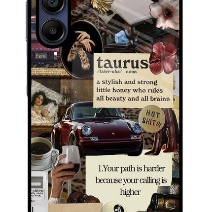 Taurus Zodiac Samsung A15 5G Glass Case