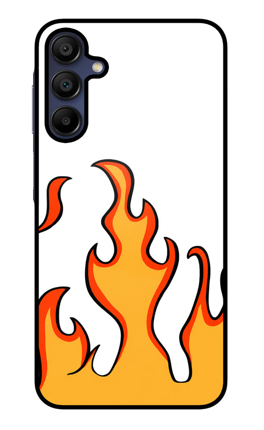 Fired Up – White Samsung A15 5G Glass Case