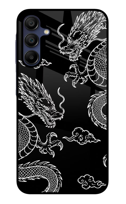 Twin Dragons Samsung A15 5G Glass Case