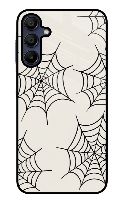 Spider Web Samsung A15 5G Glass Case