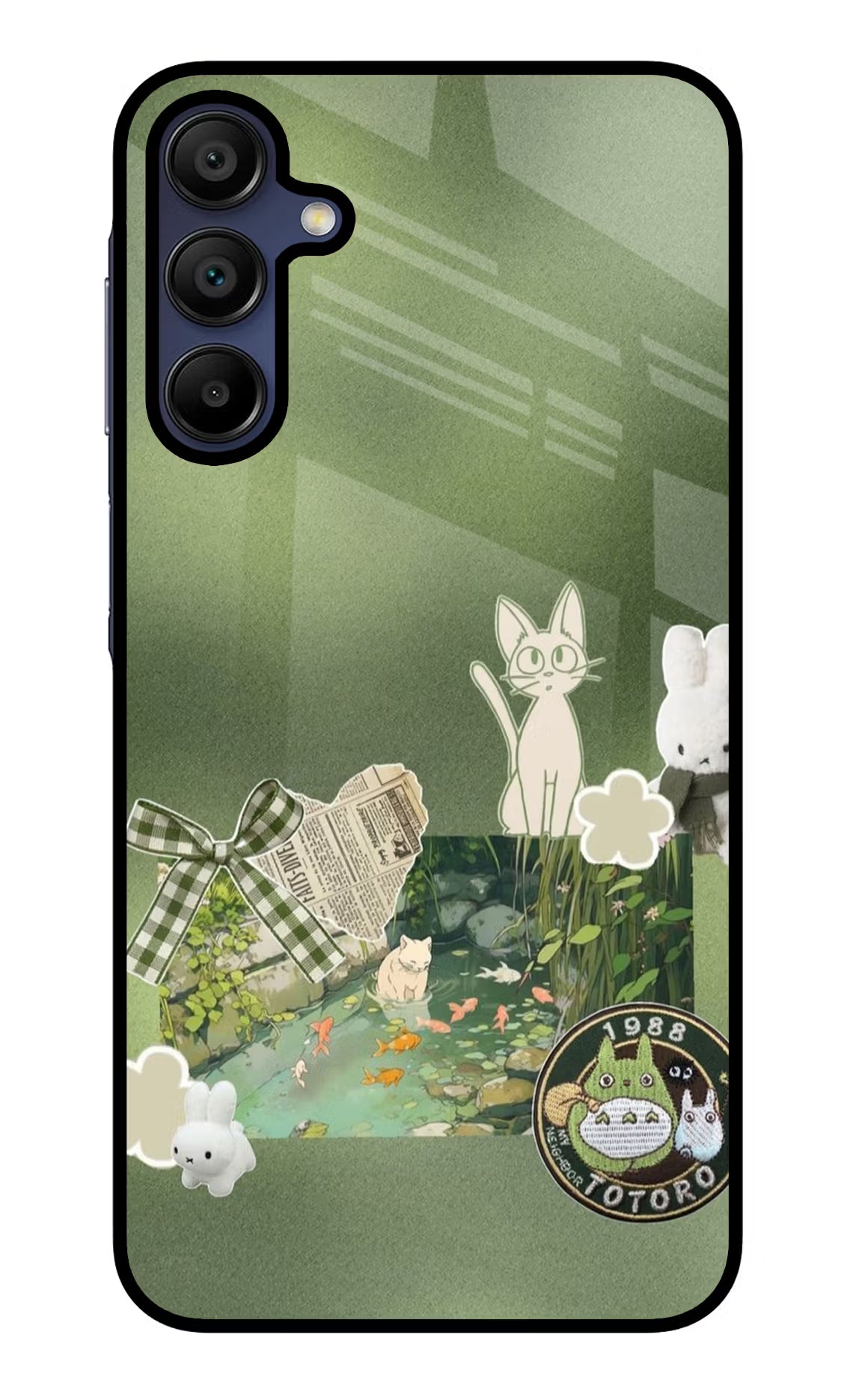 Aesthetic anime Samsung A15 5G Glass Case