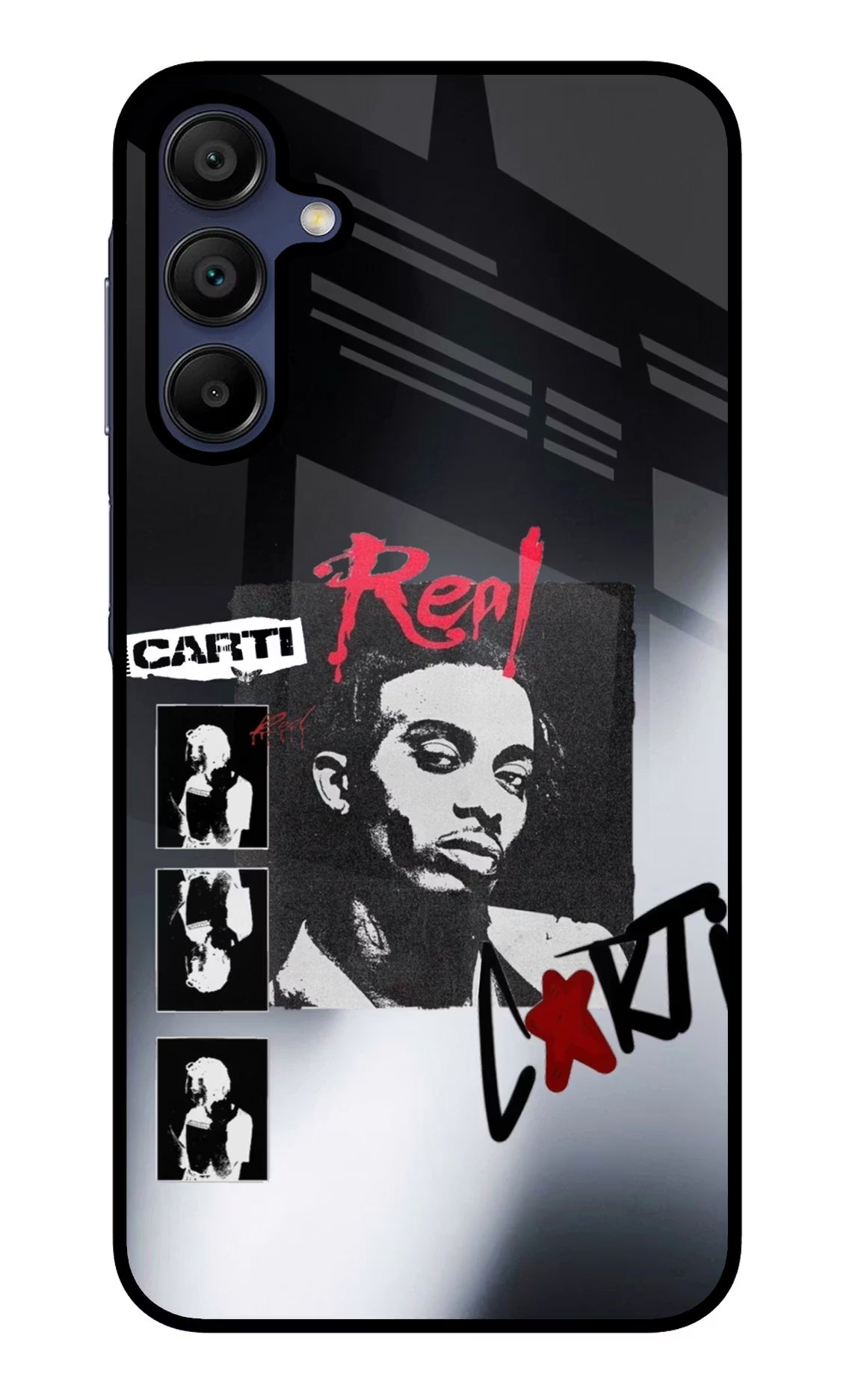 Playboi Carti Samsung A15 5G Glass Case Back Cover by Casekaro