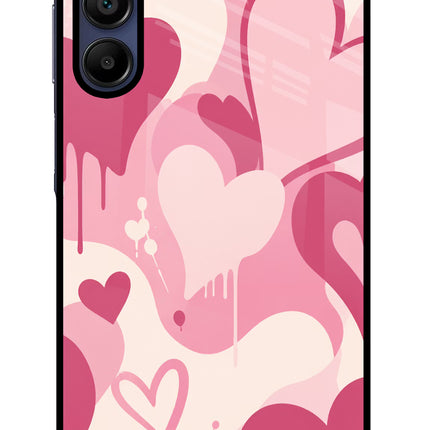 Hearty case Samsung A15 5G Glass Case Back Cover by Casekaro