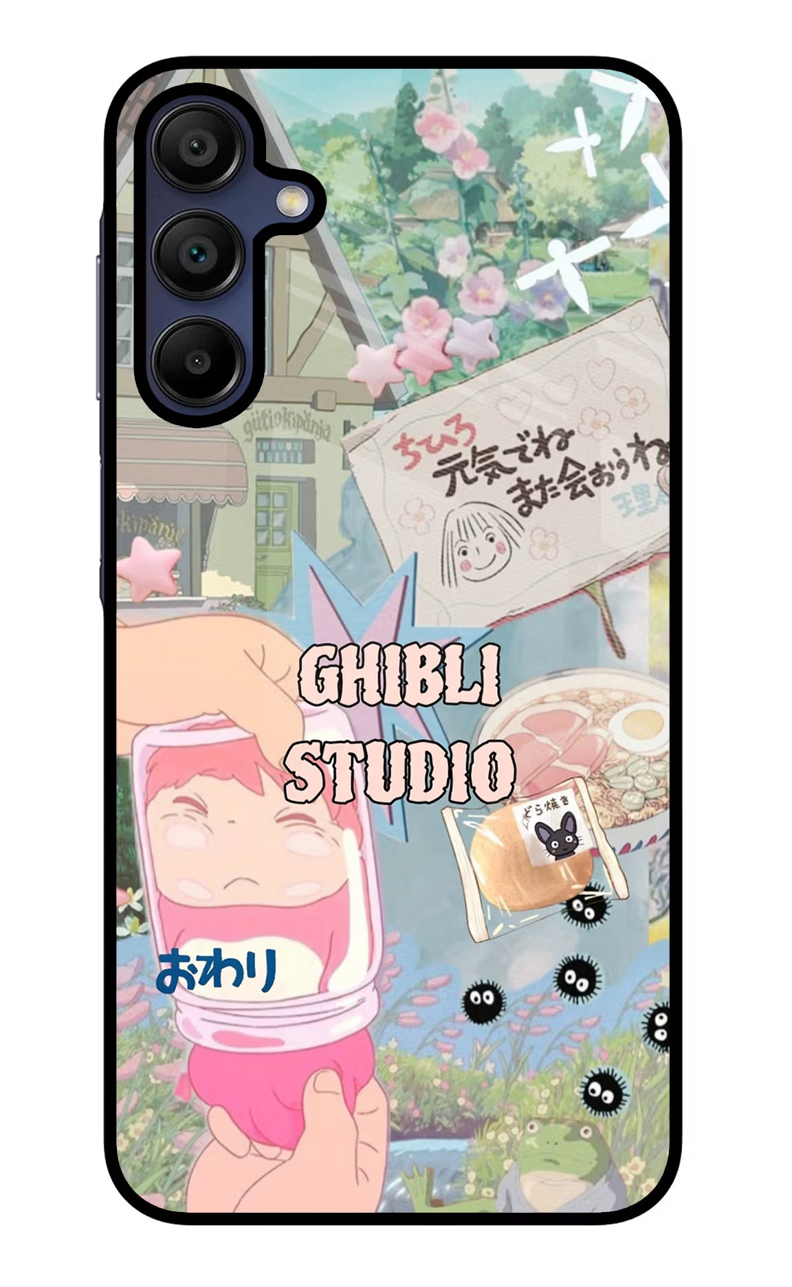 Studio Ghibli Samsung A15 5G Glass Case