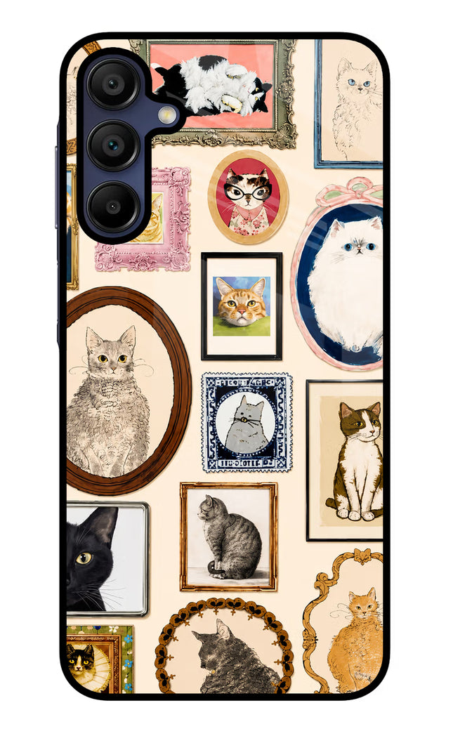 Mirror Cats Samsung A15 5G Glass Case