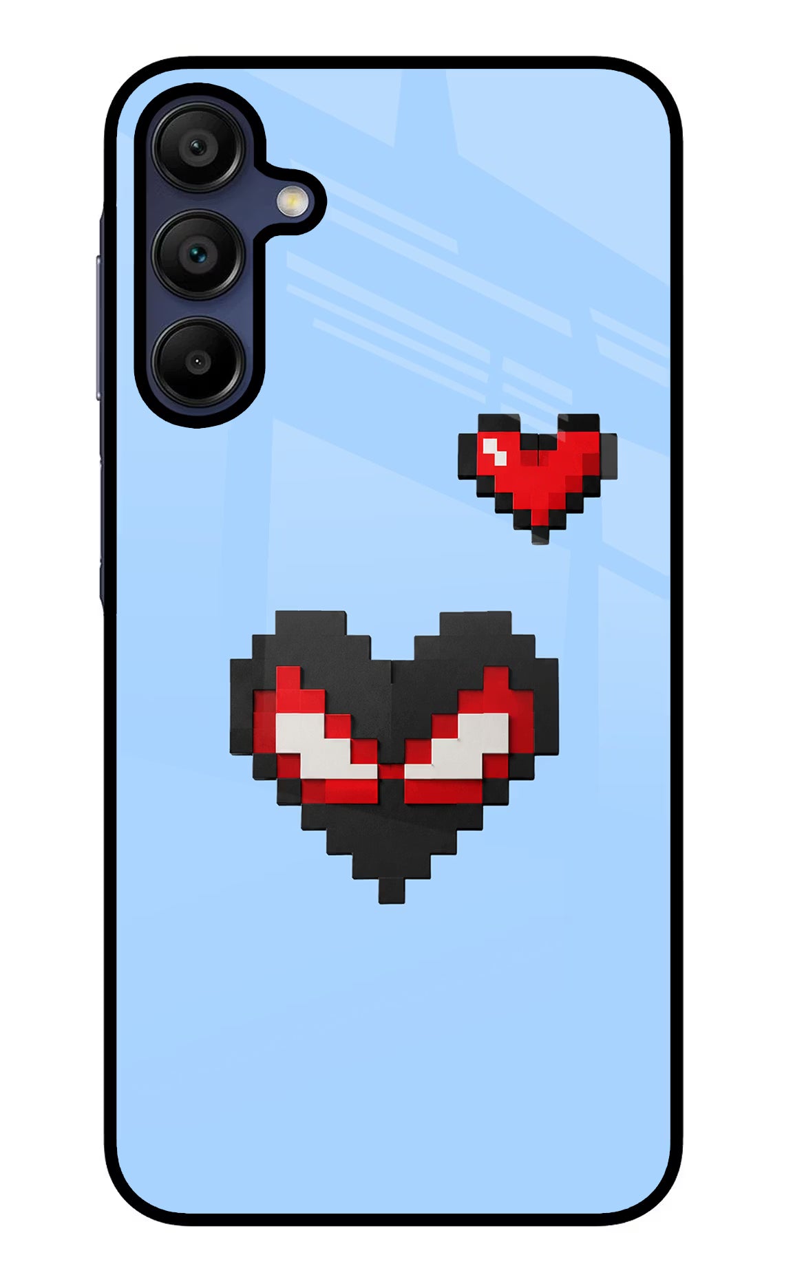 Peter Heart Samsung A15 5G Glass Case