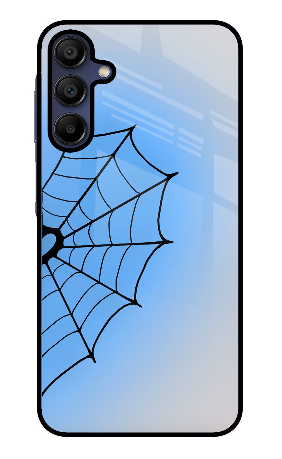 Blue Web Samsung A15 5G Glass Case