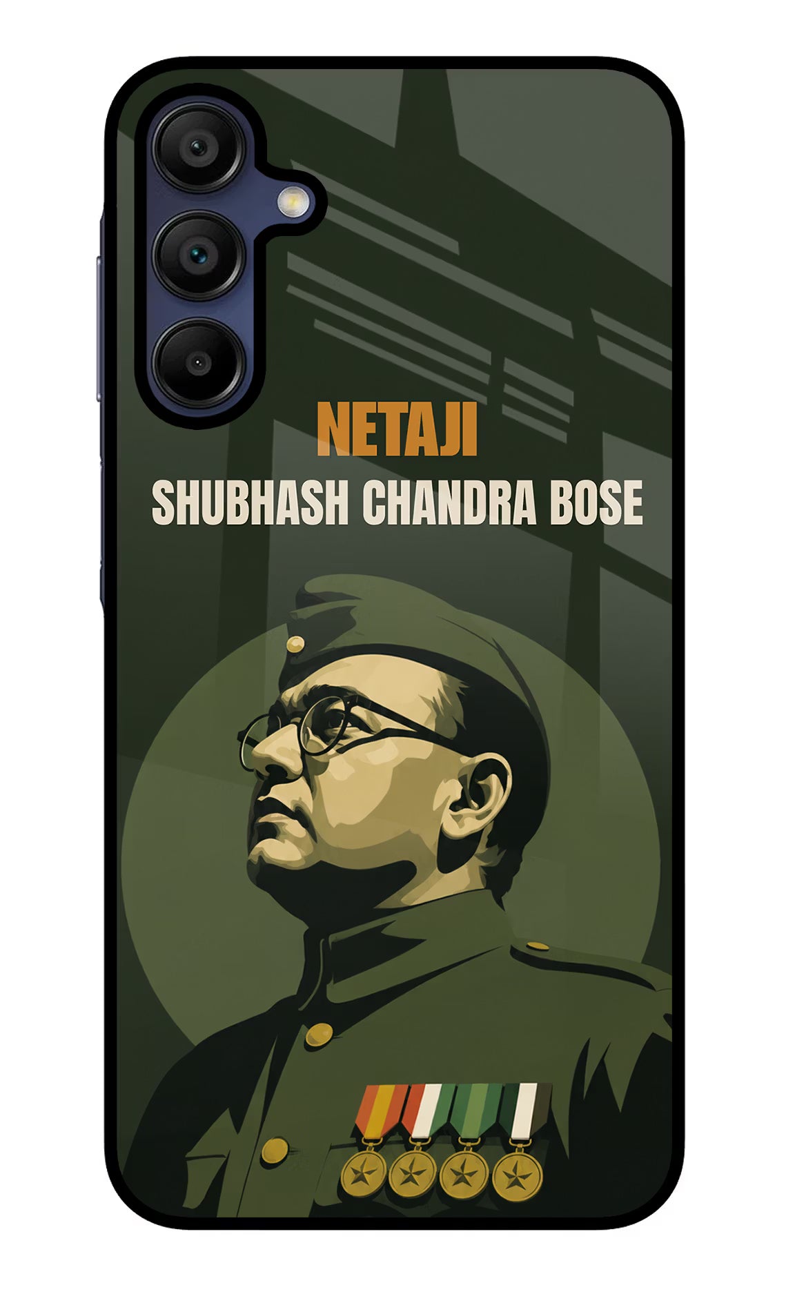 Netaji Legacy Samsung A15 5G Glass Case