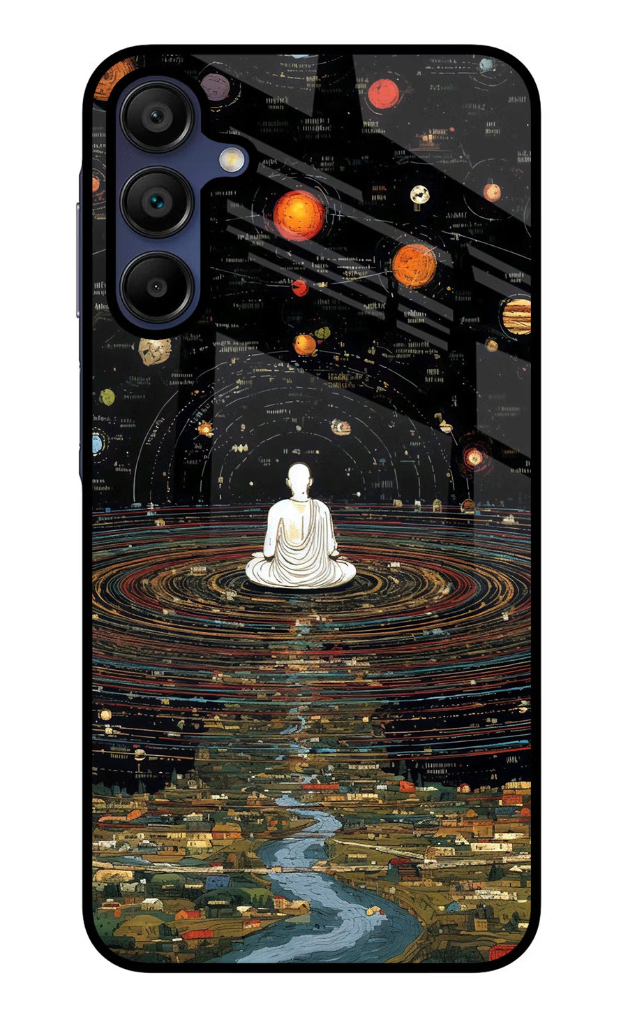 Space Monk Samsung A15 5G Back Cover, Glass case