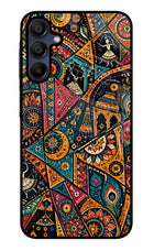 Folk Print Samsung A15 5G Glass Case