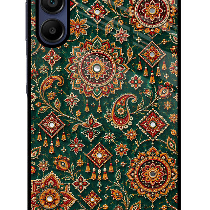 Green Pataka Samsung A15 5G Glass Case