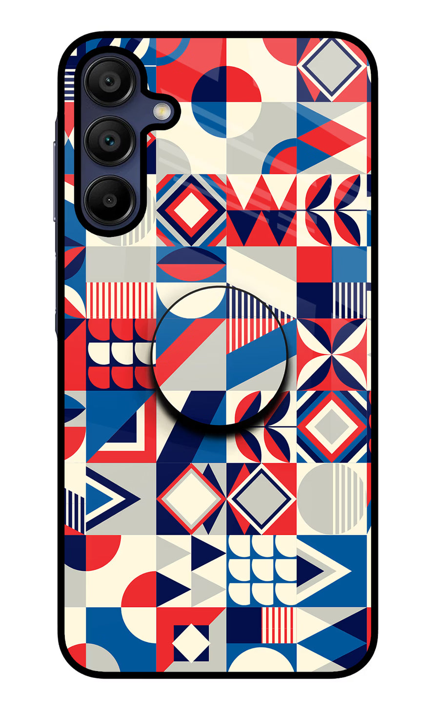 Colorful Pattern Samsung A15 5G Pop Case, Glass case