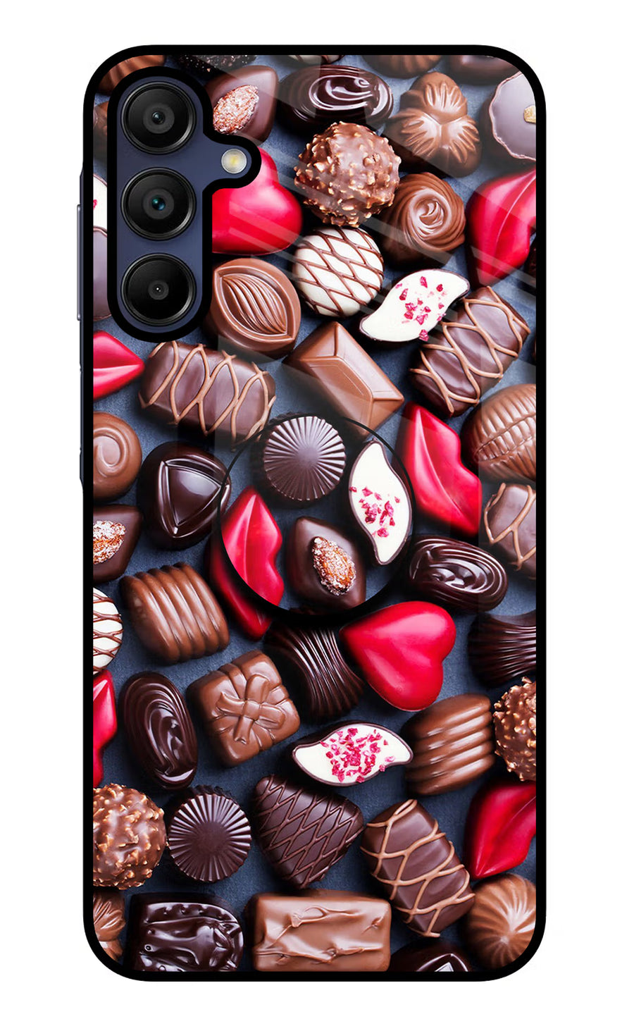 Chocolates Samsung A15 5G Pop Case, Glass case